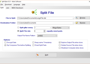 Split Byte screenshot