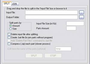 software - Split Files 1.72 screenshot
