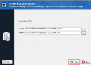 software - SQL Log Analyzer Tool 19.0 screenshot