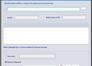 SQL Password Recovery Tool screenshot