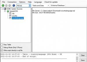 software - SQL Script Builder 2.1.0.52 screenshot