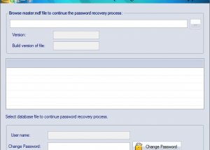 software - SQL Server Password Recovery 2 screenshot