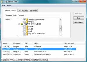 software - SQLServerFind 3.4.3.2R2 screenshot