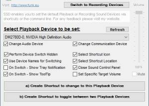 SSD - SetSoundDevice screenshot