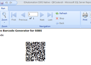 software - SSRS QR Code Barcode Generator 22.08 screenshot