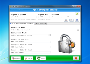 software - SSuite Agnot StrongBox Security 2.2.2 screenshot