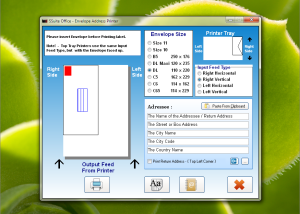 software - SSuite Envelope Printer 4.3.3.3 screenshot