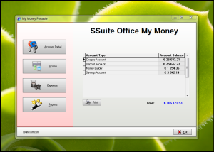 software - SSuite Office - My Money 2.1.1 screenshot