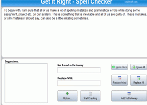 software - SSuite Spell Checker 2.4.1.1 screenshot