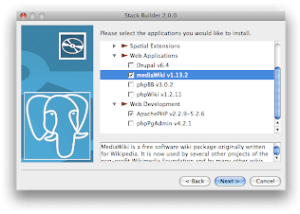 software - StackBuilder 3.3 screenshot