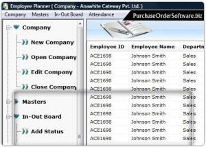 Staff Management Software screenshot