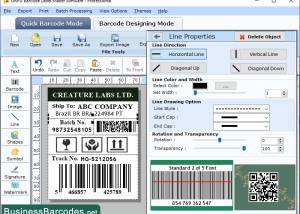 Standard 2 of 5 Barcode Creator Program screenshot