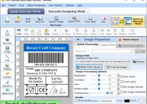 Standard Barcode Label Maker screenshot