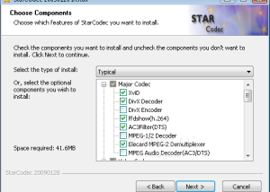 Full StarCodec screenshot