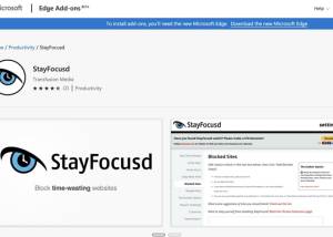 Full StayFocusd for Chrome screenshot