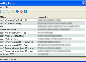 software - SterJo Key Finder Portable 1.9 screenshot