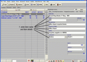 software - Stockroom Organizer Deluxe 4.11 screenshot