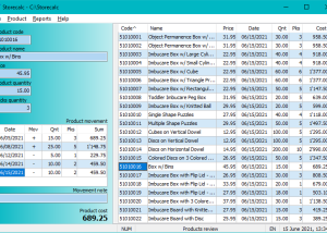 software - Storecalc 1.43 screenshot