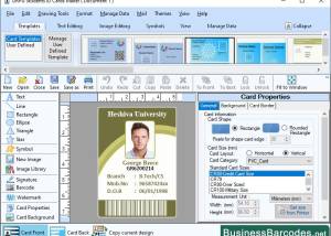 Student ID Card Data Managing Software screenshot