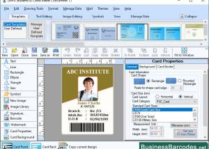 software - Student ID Card Templates Software 4.8.8 screenshot