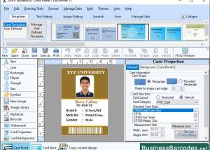 software - Student ID Templates and Badge Maker 7.8.0.9 screenshot