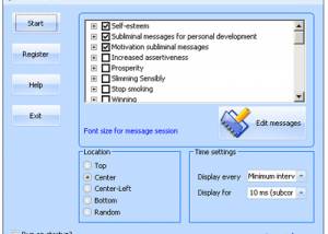 software - Subliminal Flash 3.79.01 screenshot