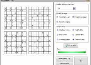 Sudoku2pdf screenshot