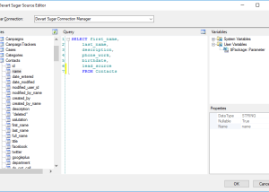 software - SugarCRM SSIS Components by Devart 3.0.630 screenshot