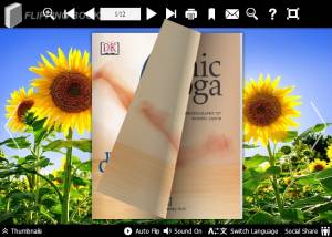 software - Sunflower Theme for PDF to Flipping Book 1.0 screenshot