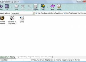 software - Super Socks5Cap Portable Version 3.8.1.2 screenshot