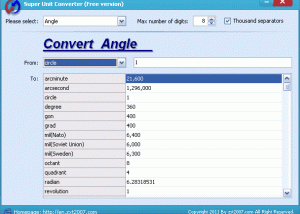 Super Unit Converter screenshot