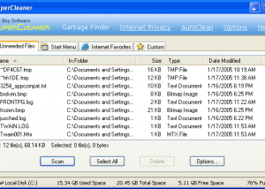 software - SuperCleaner 2.95 screenshot