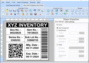 software - Supply Chain Barcode Maker Application 9.2.3.1 screenshot