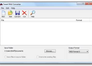 software - Sweet MIDI Converter 1.8.0 screenshot