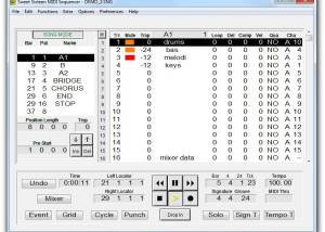 Sweet Sixteen MIDI Sequencer Portable screenshot