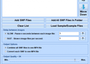 SWF To MP4 Converter Software screenshot