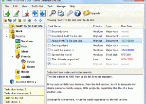 software - Swift To-Do List Lite 4.515 screenshot