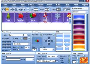 software - SWiJ Web Buttons Creator 1.0.1 screenshot