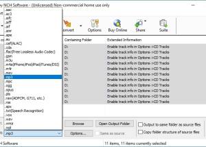 Switch Audio and Mp3 Converter Free screenshot