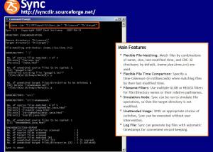 Sync screenshot