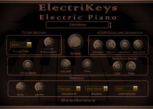 software - ElectriKeys Electric Piano VST VST3 AU 2.0 screenshot