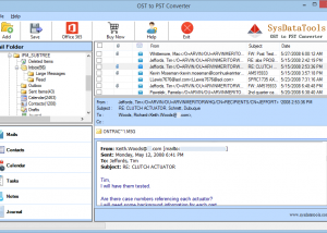 software - SysData OST Conversion Tool 2.0 screenshot