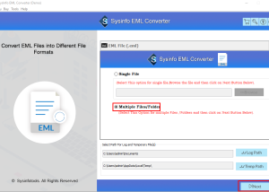 Sysinfo EML to PST Converter screenshot