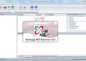 SysInfo Exchange BKF Recovery screenshot