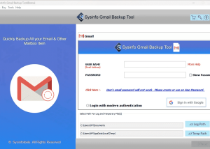 Sysinfo Gmail Attachment Downloader screenshot