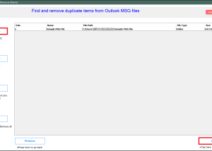 software - Sysinfo MSG Duplicate Remover 23.10 screenshot