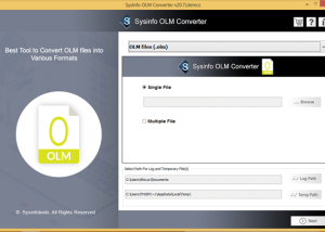 SysInfo OLM Converter screenshot