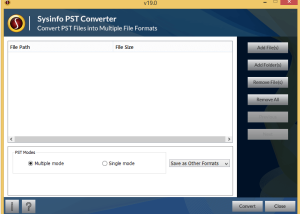 software - Sysinfo PST Converter 22.4 screenshot