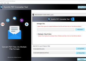 software - SysInfo PST to PDF Converter 21.1 screenshot