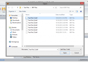 software - SysinfoTools BKF Recovery Tool 20.0 screenshot